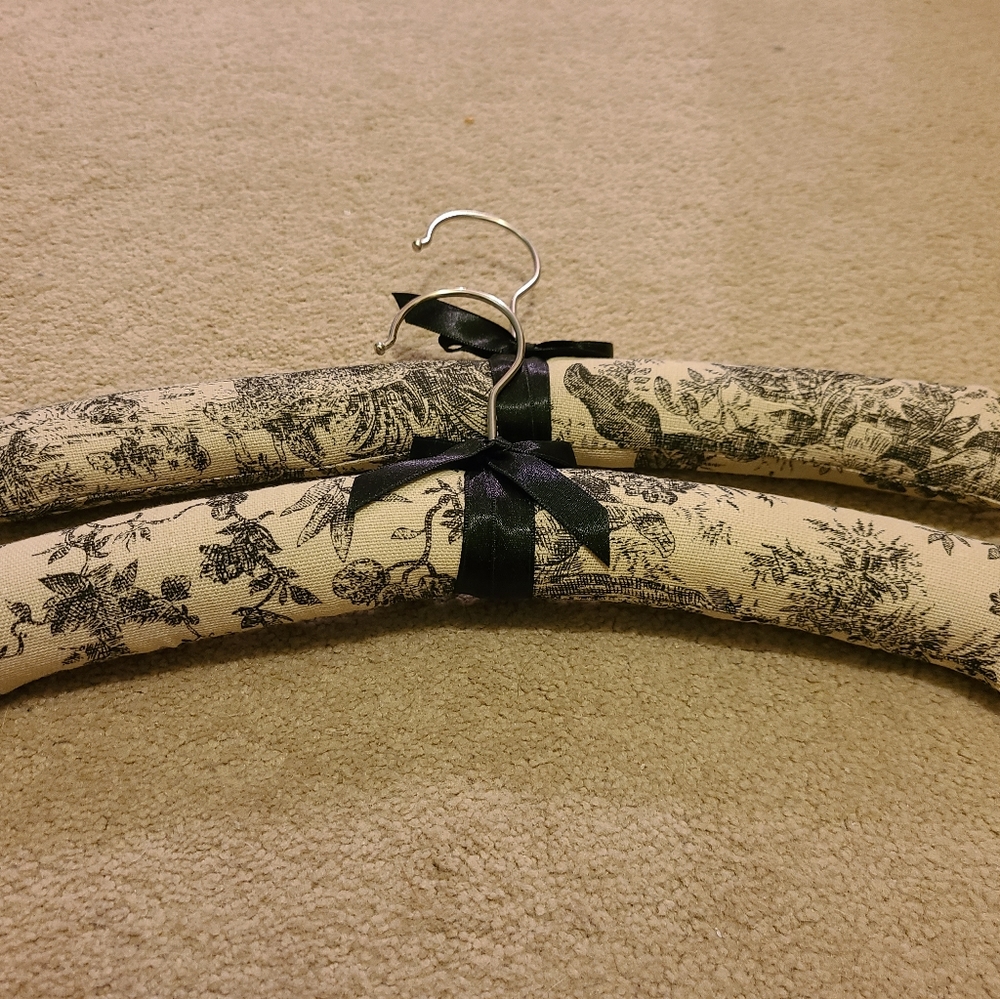 Elegant vintage padded hangers!